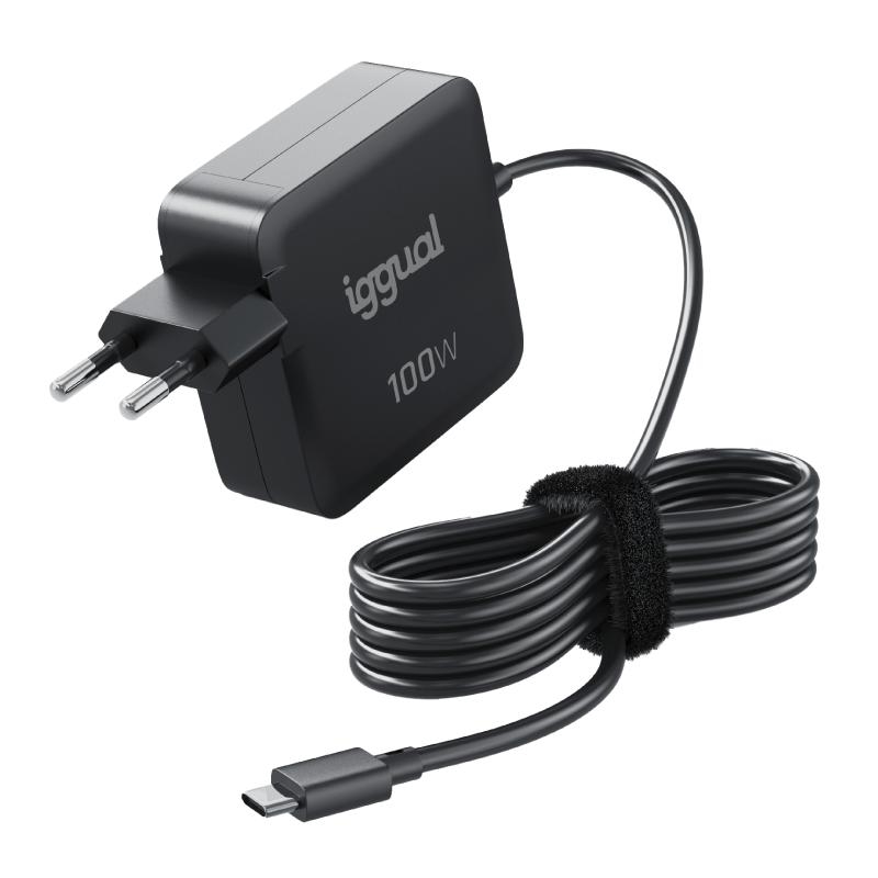 iggual Cargador portátil y móvil tipo C PD 100W