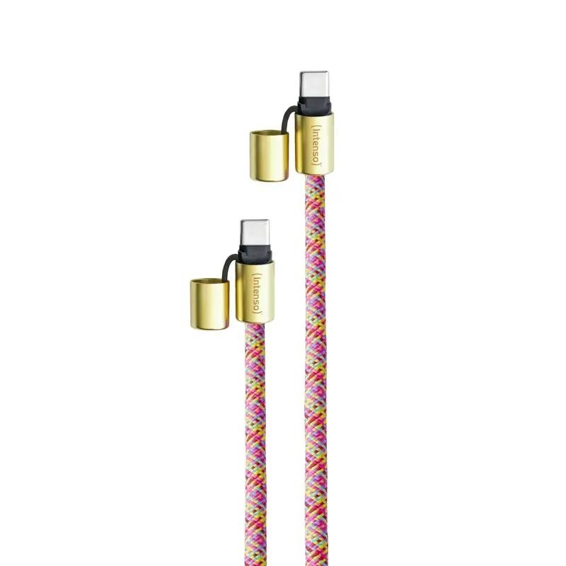 Intenso Lanyard Cable USB-C C 1,65 m Neon mix