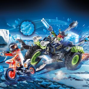 Playmobil espias rebeldes del artico triciclo