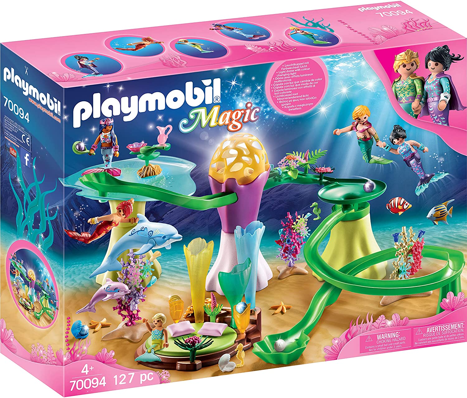 Playmobil cala sirenas con cupula iluminada