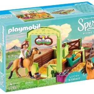 Playmobil spirit indomable establo fortu y
