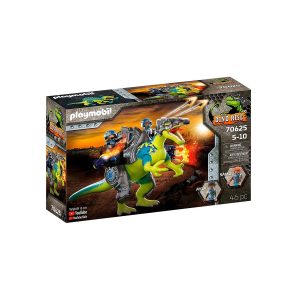 Playmobil spinosaurus: doble poder defensa