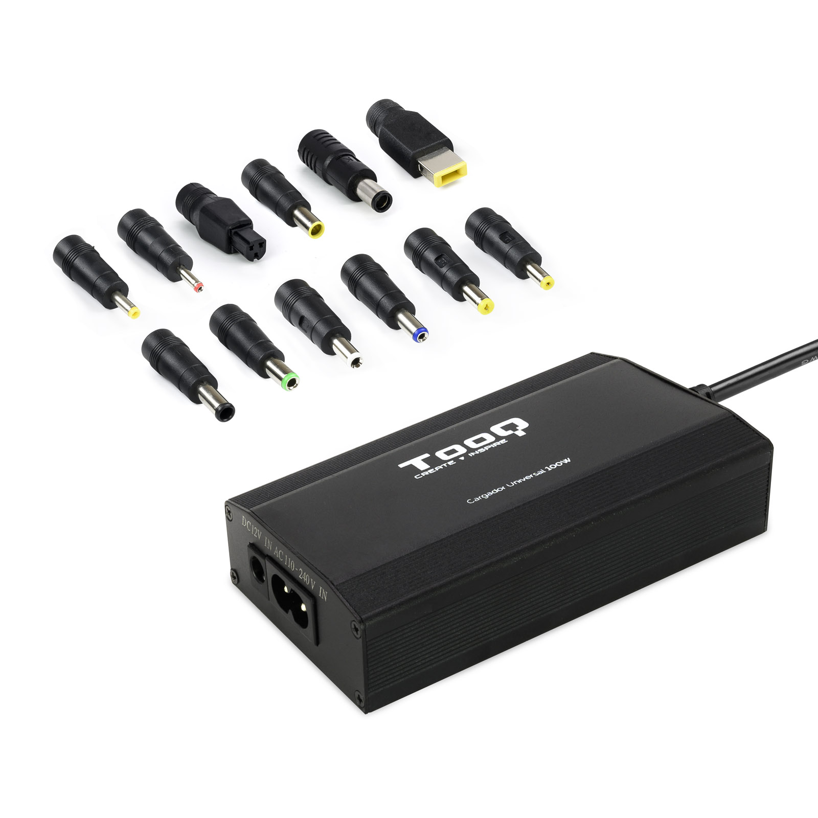 Cargador portatil universal tooq tqlc - 100bs01m 100w