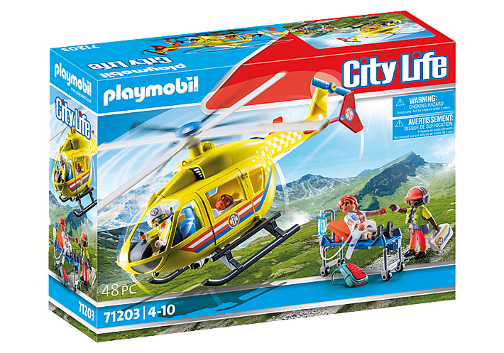 Playmobil helicoptero rescate