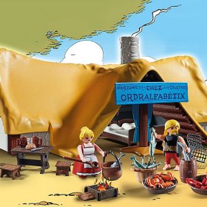 Playmobil asterix: la cabaña ordenalfabetix
