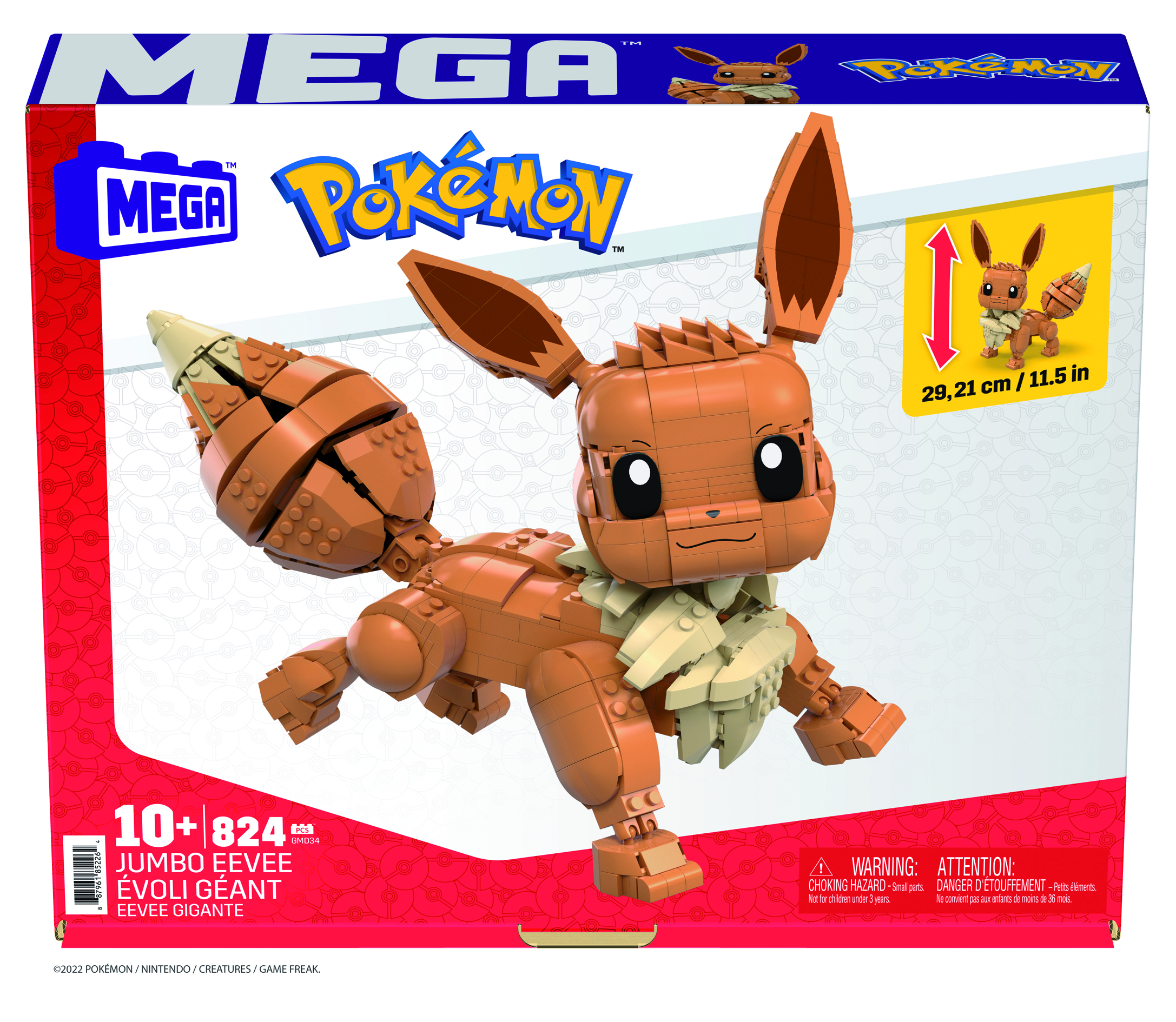 Figura mattel mega construx pokemon jumbo