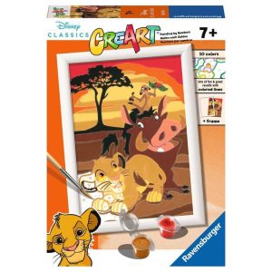 Kit pintar con números ravensburger creart