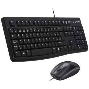 Logitech MK120 Teclado + Ratón óptico 1000dpi USB
