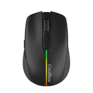 Coolbox Gaming Ratón  W01 1600DPI Inalámbrico Negr