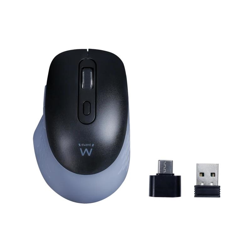 EWENT EW3243 Ratón inalámbrico 2.4GHz BT