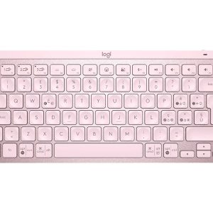Teclado logitech mx keys mini rosa