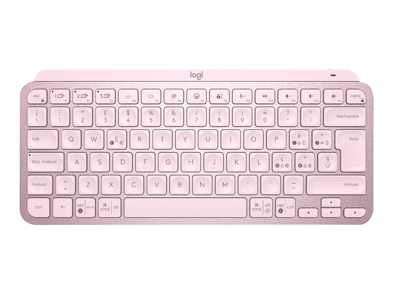 Teclado logitech mx keys mini rosa