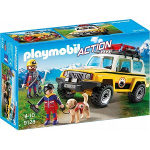 Playmobil vehiculo rescate en la montaña