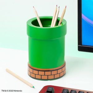 Accesorio boligrafos paladone super mario planta