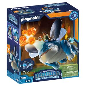 Playmobil dragones: nine realms: plowhorn &