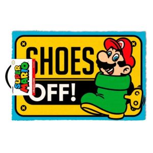 Felpudo pyramid nintendo super mario shoes