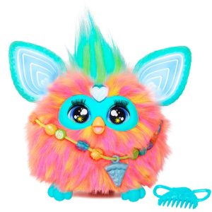 Juguete interactivo hasbro furby naranja coral