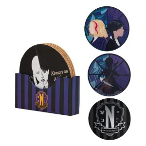 Juego 4 posavasos cinereplicas miercoles miercoles