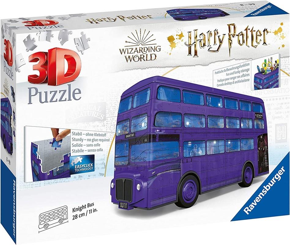 Puzzle 3d ravenzburger harry potter autobus