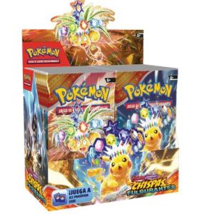 Juego cartas pokemon tcg chispas filgurantes