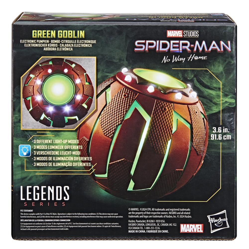 Calabaza electrónica hasbro marvel legends series