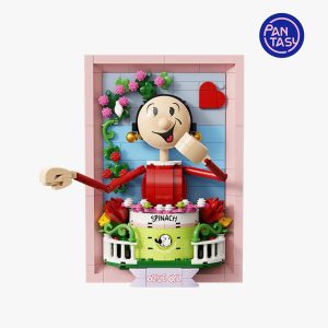 Retrato 3d popeye set construccion olivia