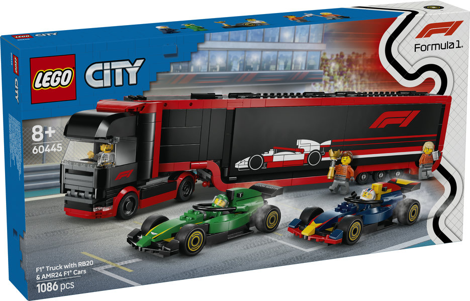 Lego city formula 1 camión con