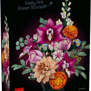 Lego ramo flores fantasía en rosa