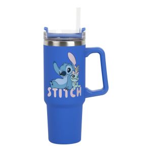 Vaso viaje termico con pajita