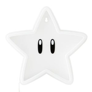 Luz neon pared paladone super mario