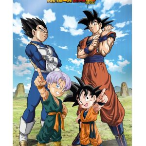 Poster 3d 58x38cm battle of gods