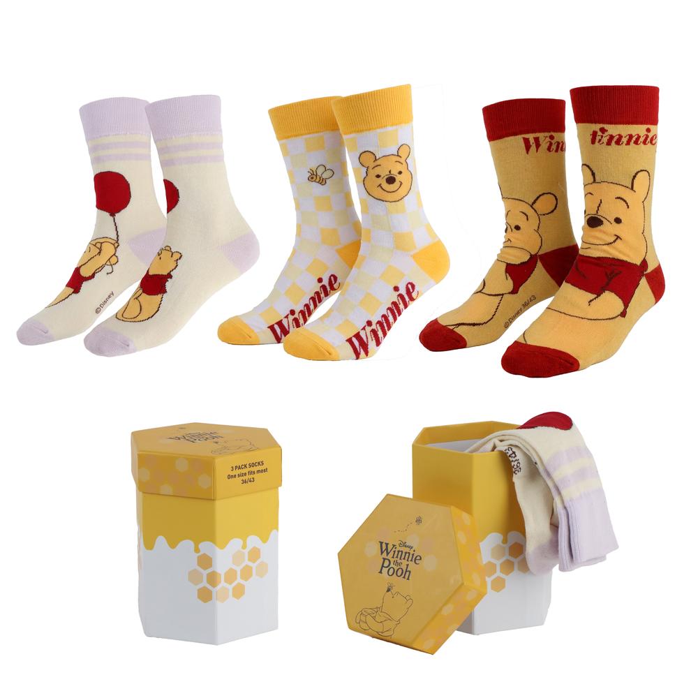 Pack calcetines 3 piezas disney winnie