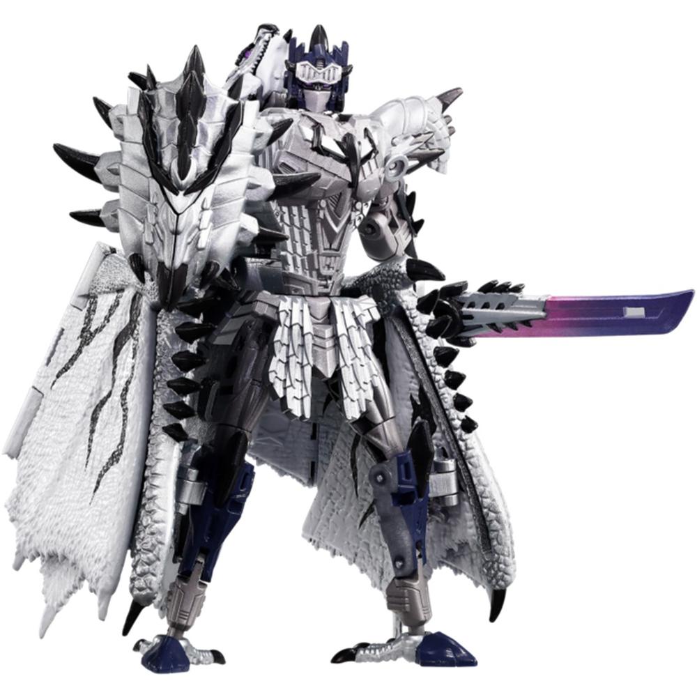 Figura hasbro transformers x monster hunter
