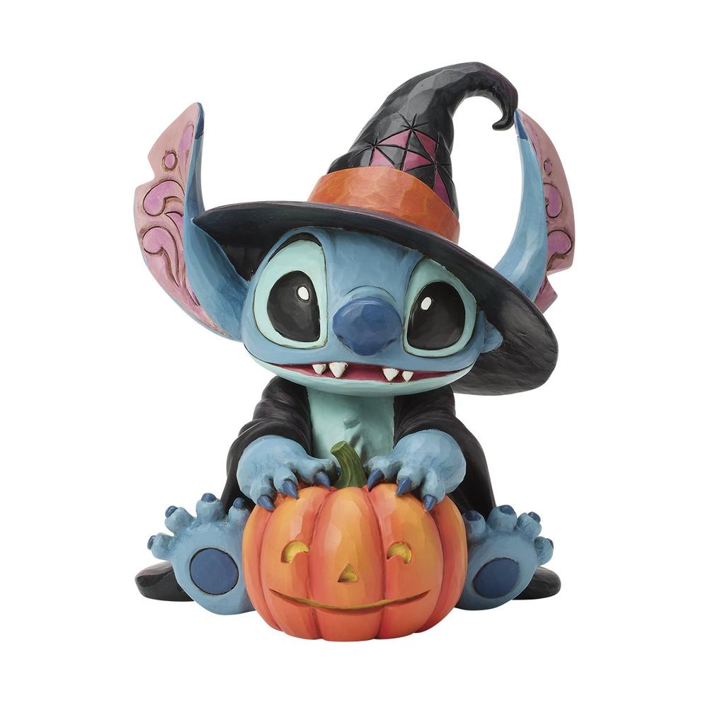 Figura enesco stitch mago con sombrero