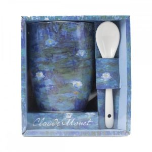 Taza y cuchara enesco nenúfares claude