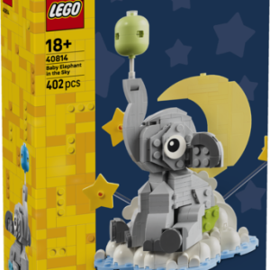 Lego bebé elefante en el cielo