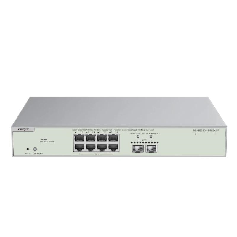 Reyee NBS3300-8MG2XS-P L2 8xmG PoE 2xSFP+ 240W