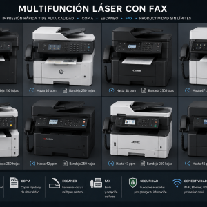 Multifunción láser con fax